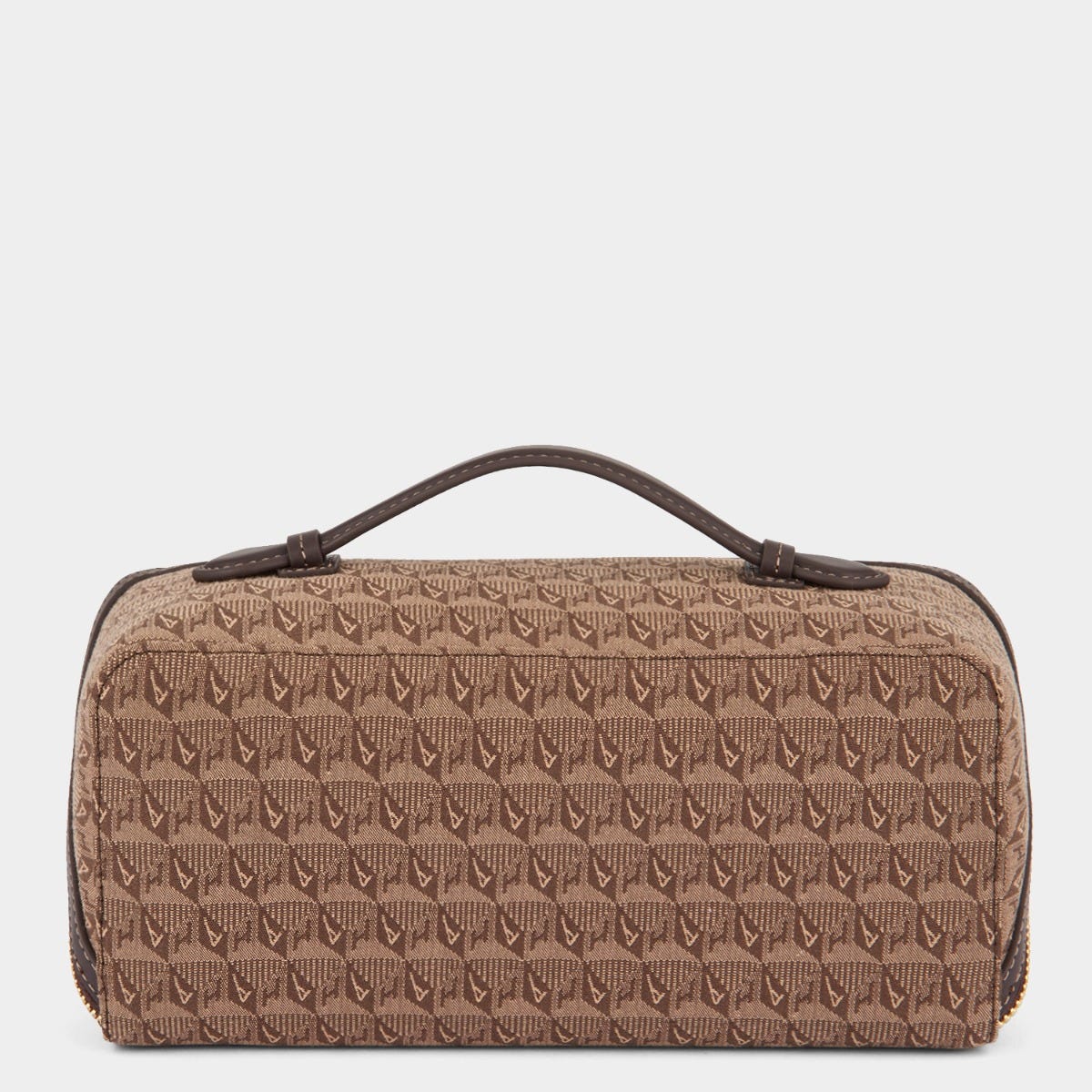 Anya Hindmarch Jacquard Dressing Table Bag, Dark Earth