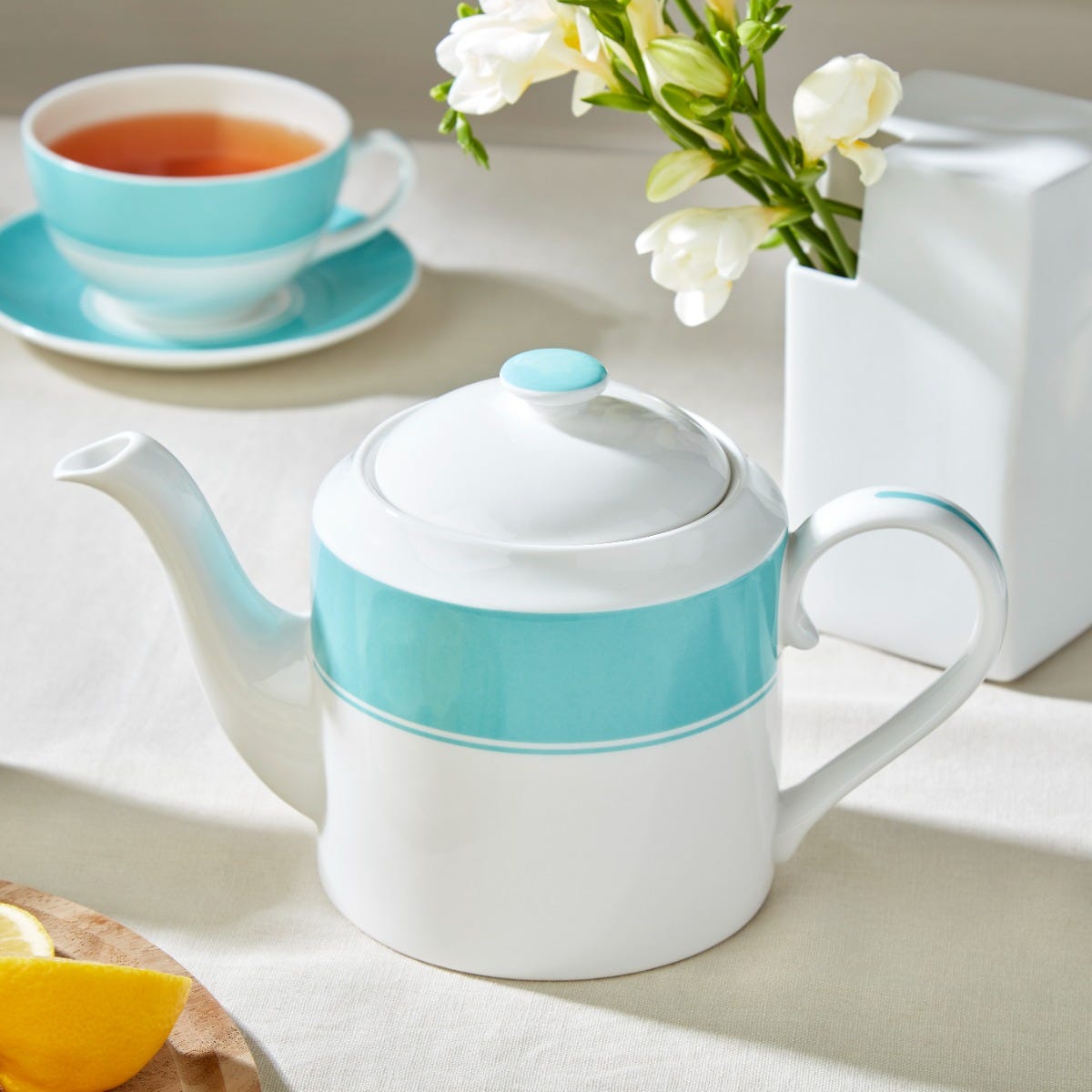 Fortnum s Stripe 4 Cup Teapot