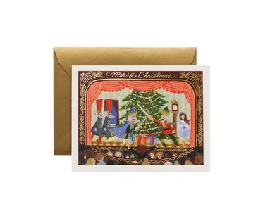 Rifle Paper Nutcracker Christmas Cards, Box of 8