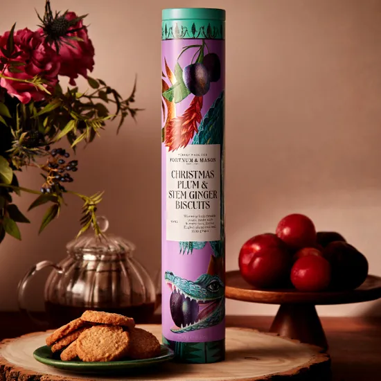 Christmas Plum & Stem Ginger Biscuits, 250g product image