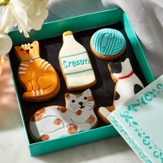 The Cats Got the Cream Iced Biscuits, 100g product image