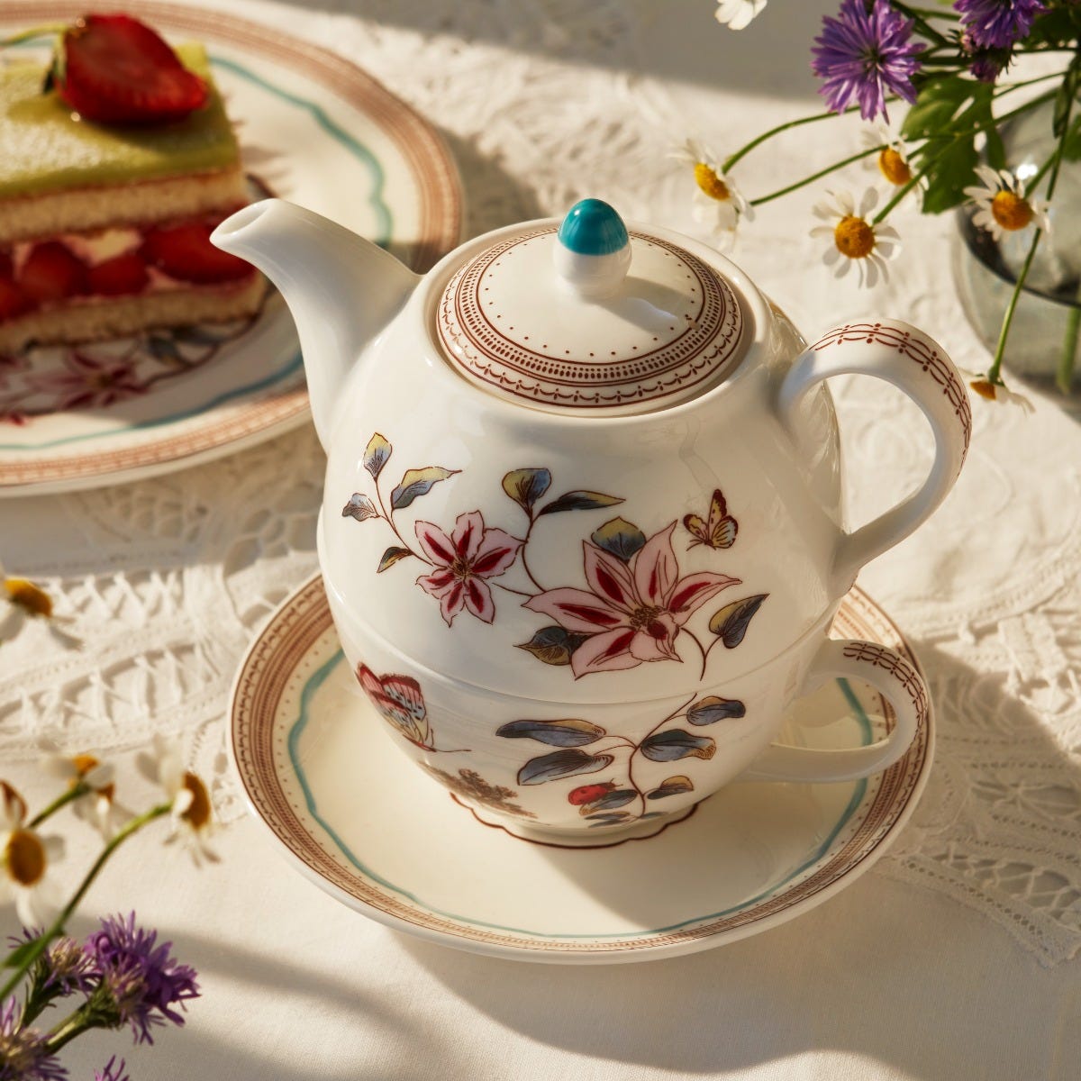 Fortnum s Wild Garden Tea for One Teapot