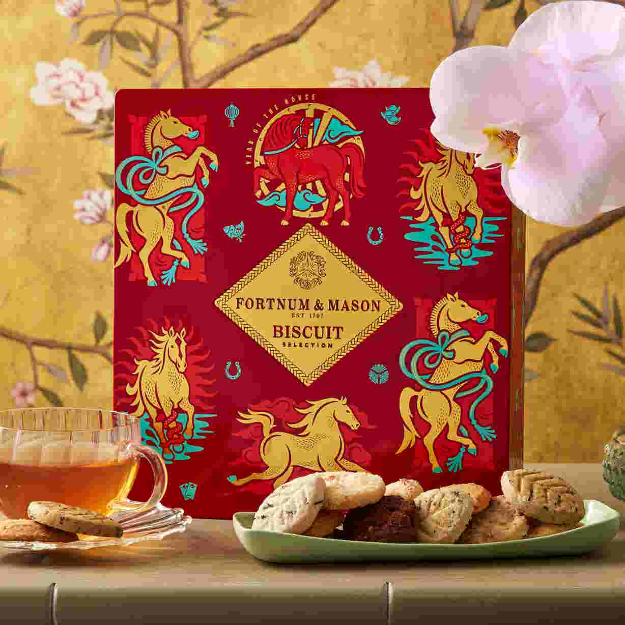 Lunar New Year Biscuit Selection Tin, 350g