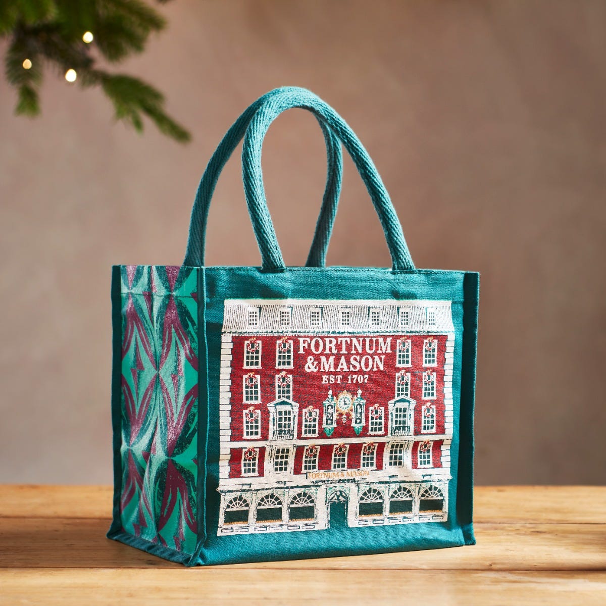 Small Christmas Piccadilly Bag for Life 2024