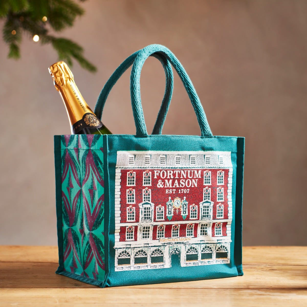 Small Christmas Piccadilly Bag for Life 2024