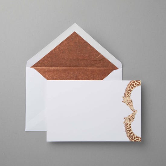 Mount Street Printers Giraffes Notecards, Set of 10 product image