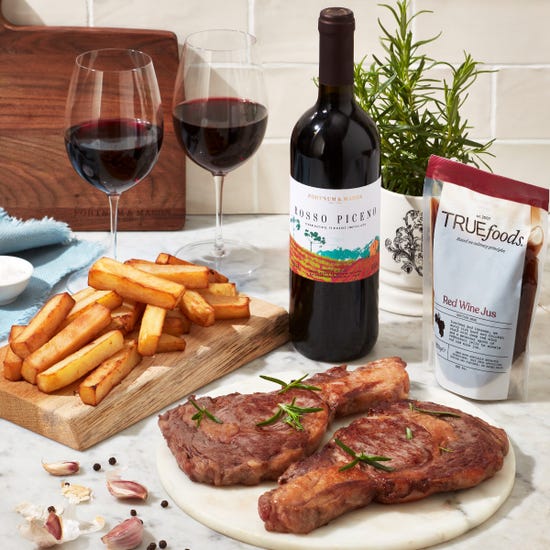 The Glenarm Shorthorn Steak & Chips Box product image