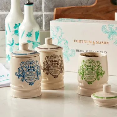 Ceramic Herb & Spice Gift Set, 275g