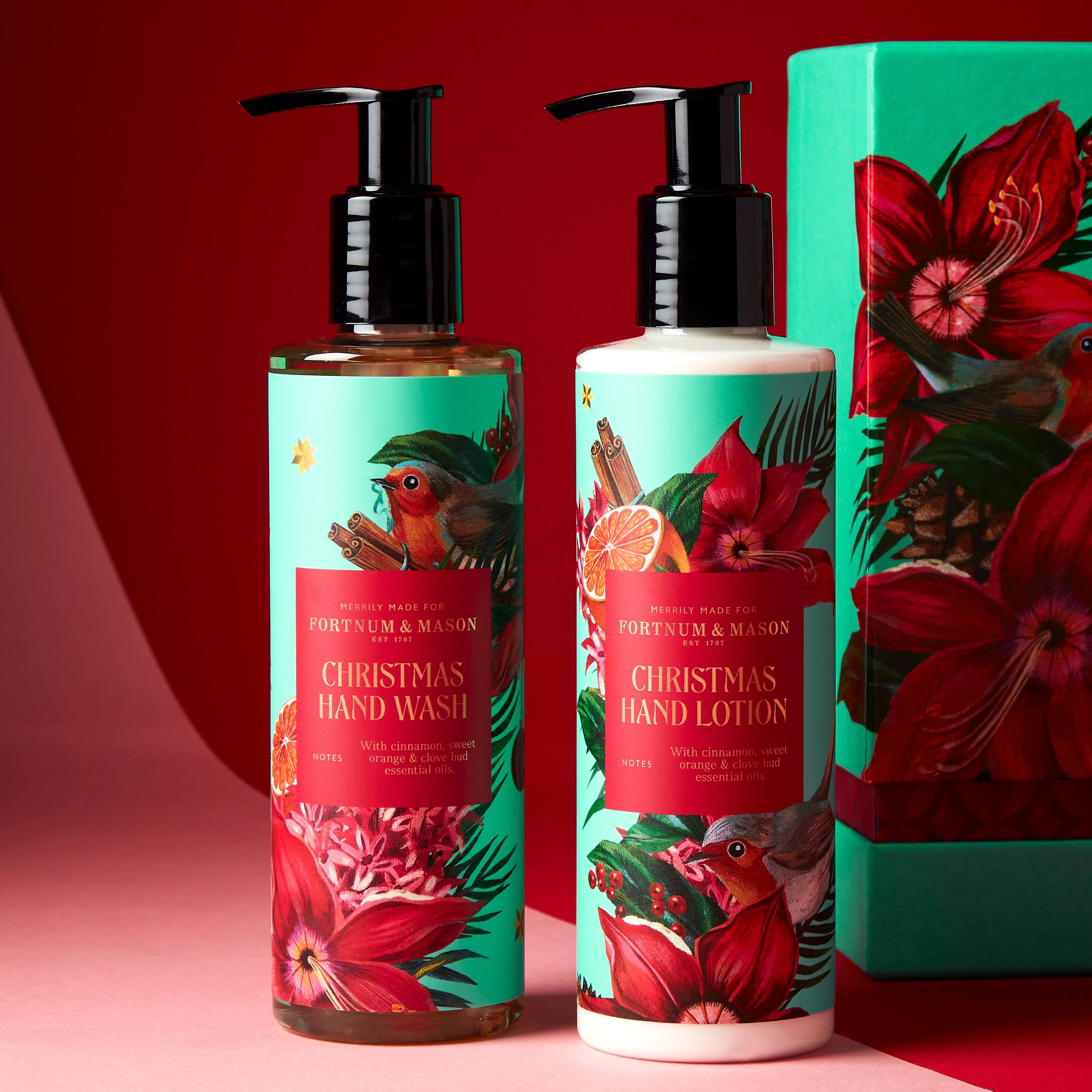Fortnum's Christmas Hand Wash & Lotion, 2 x 250ml product image