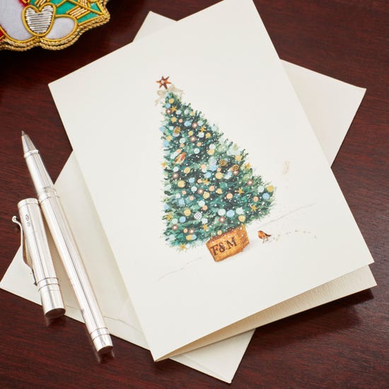 Fortnum's Christmas Tree Greeting Card product image