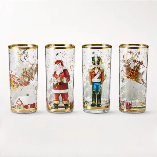 Williams Sonoma ‘Twas Highball Glasses, Set of 4 product image