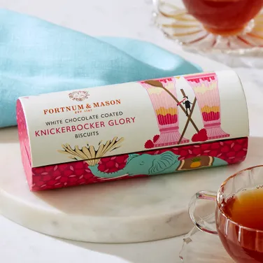 Knickerbocker Glory White Chocolate Coated Biscuits, 165g