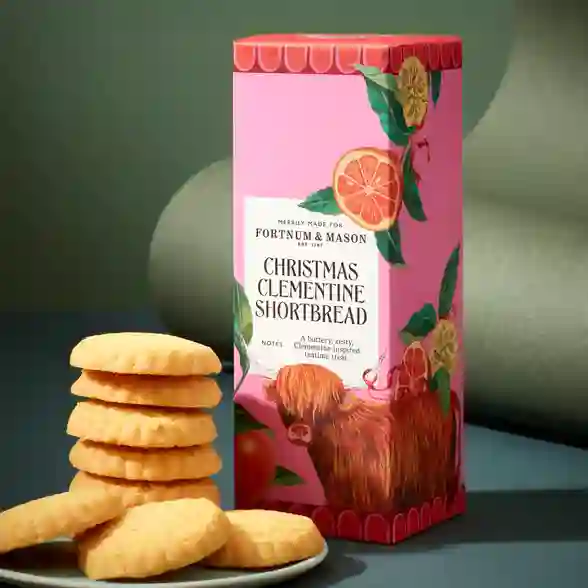 Christmas Clementine Shortbread, 125g product image