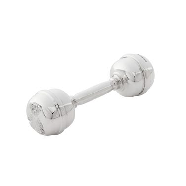 Broadway Silver Hallmarked Silver Baby’s Rattle with Teddy Motif