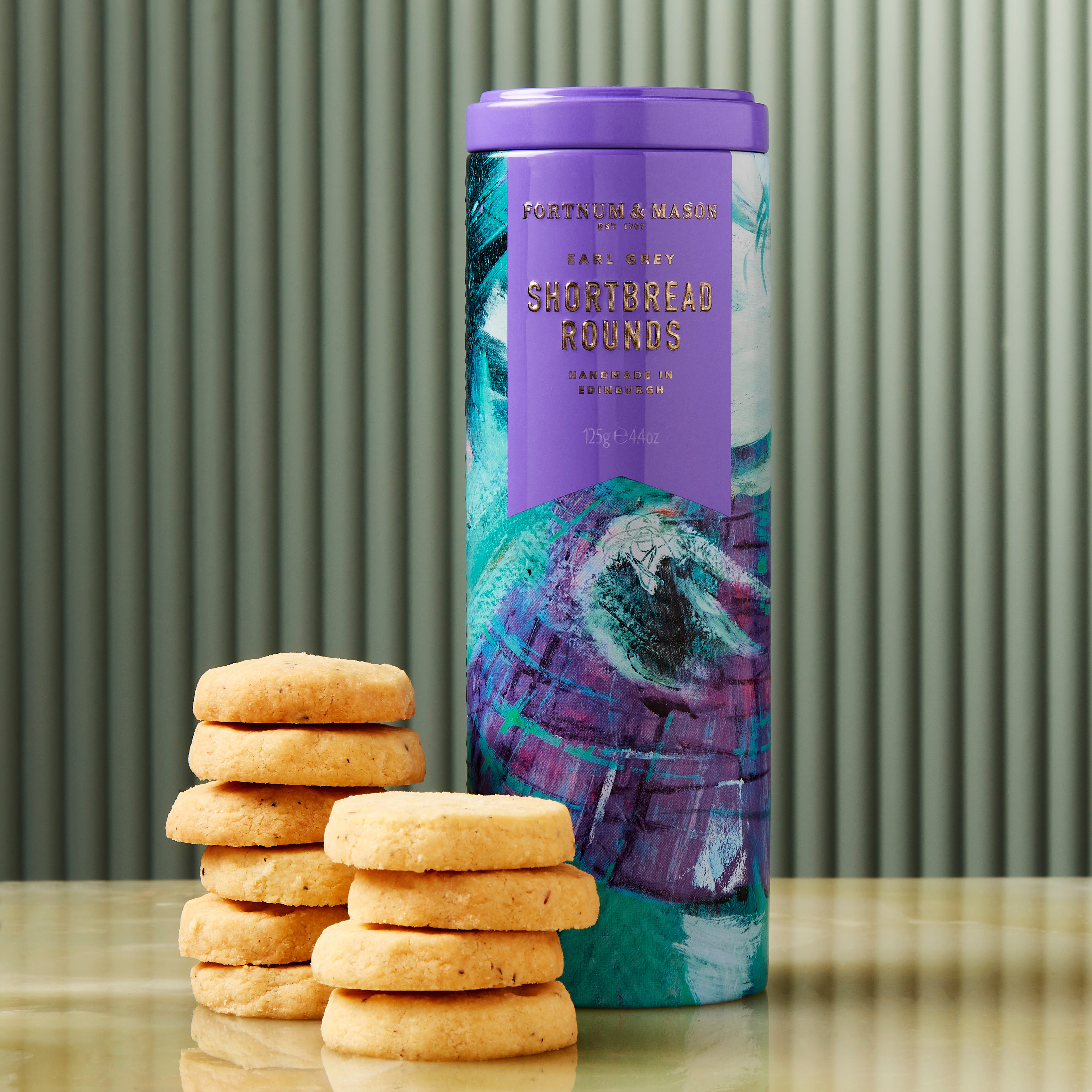 Earl Grey Shortbread Rounds, 125g