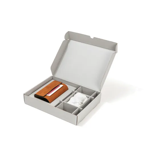 L'Atelier Du Vin Bilame Nomad Corkscrew in Grey Leather Case product image