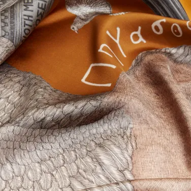 Sabina Savage Exclusive The Temple & Pegasus Silk Scarf