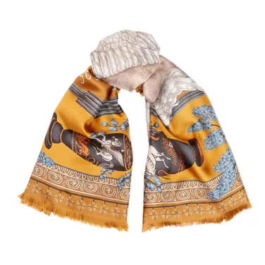 Sabina Savage Exclusive The Temple & Pegasus Silk Scarf
