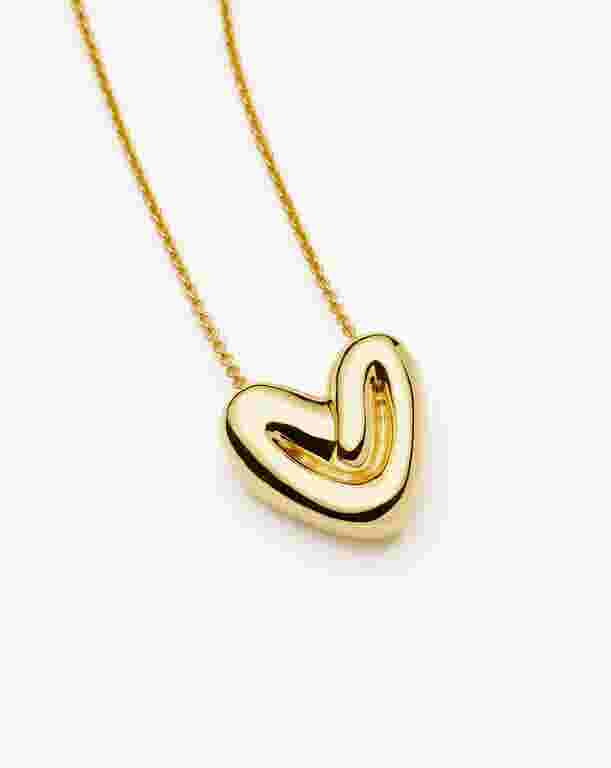 Missoma Puffy Heart Pendant Necklace