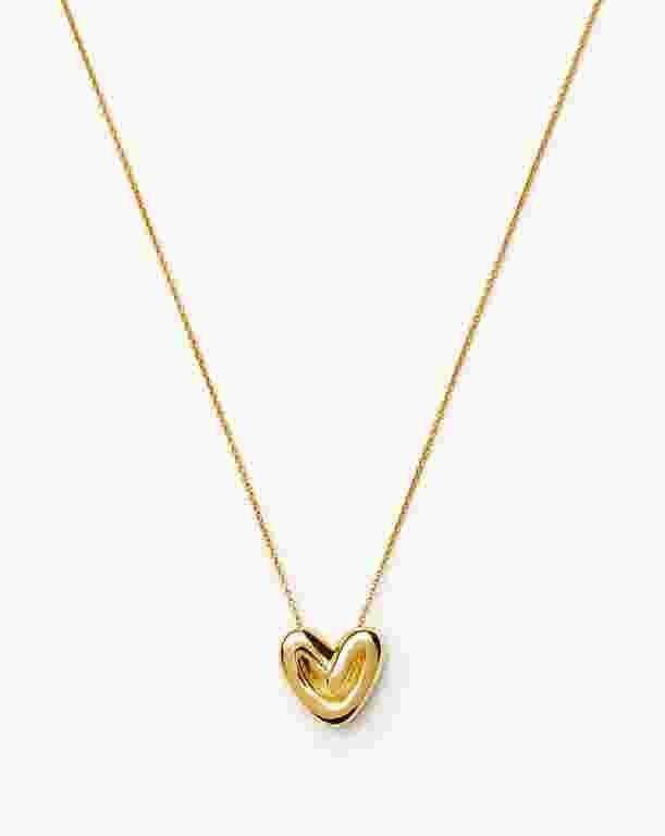Missoma Puffy Heart Pendant Necklace