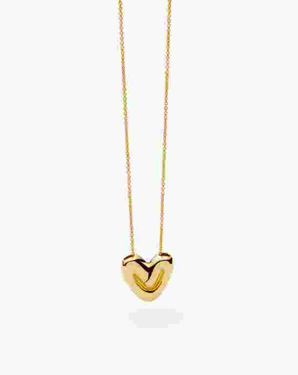 Missoma Puffy Heart Pendant Necklace