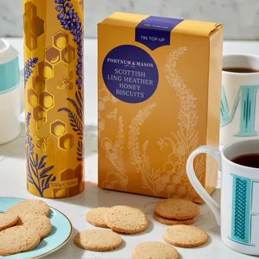 Scottish Ling Heather Honey Biscuit Tin Top-Up, 250g