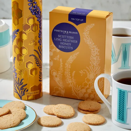 Scottish Ling Heather Honey Biscuit Tin Top-Up, 250g product image