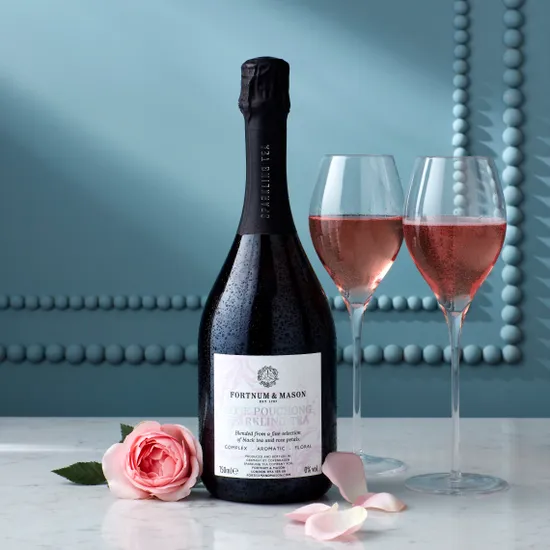 Fortnum's Rose Pouchong Sparkling Tea, 0% ABV, 75cl product image
