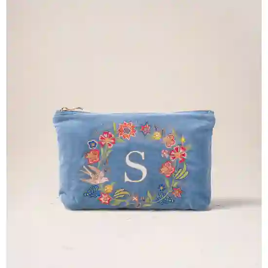 Elizabeth Scarlett Exclusive Alphabet Blue Everyday Pouch, S product image