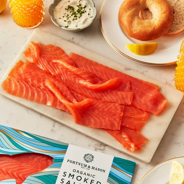 Organic Smoked Salmon Long Slice, 200g product image
