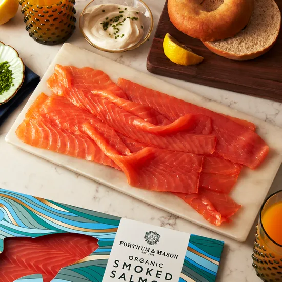 Organic Smoked Salmon Long Slice, 200g product image