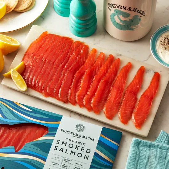 Organic Smoked Salmon V Cut, 200g product image