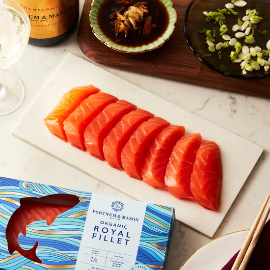 Organic Smoked Salmon Royal Fillet 8 Slices, 160g product image