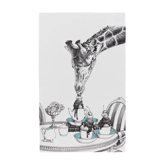 Rory Dobner Geraldine Giraffe Eau de Nil Tea Towel product image
