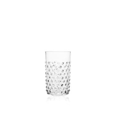 Klimchi Clear Crystal Hobnail Tumblers, Set of 4