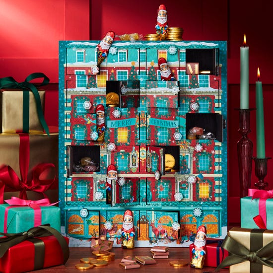 Piccadilly Wooden House Filled Advent Calendar product image