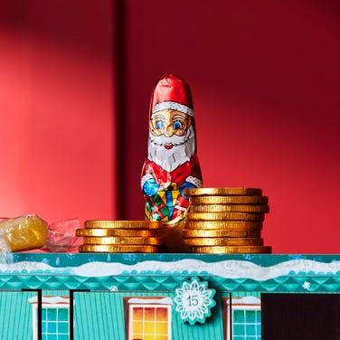 Piccadilly Wooden House Filled Advent Calendar