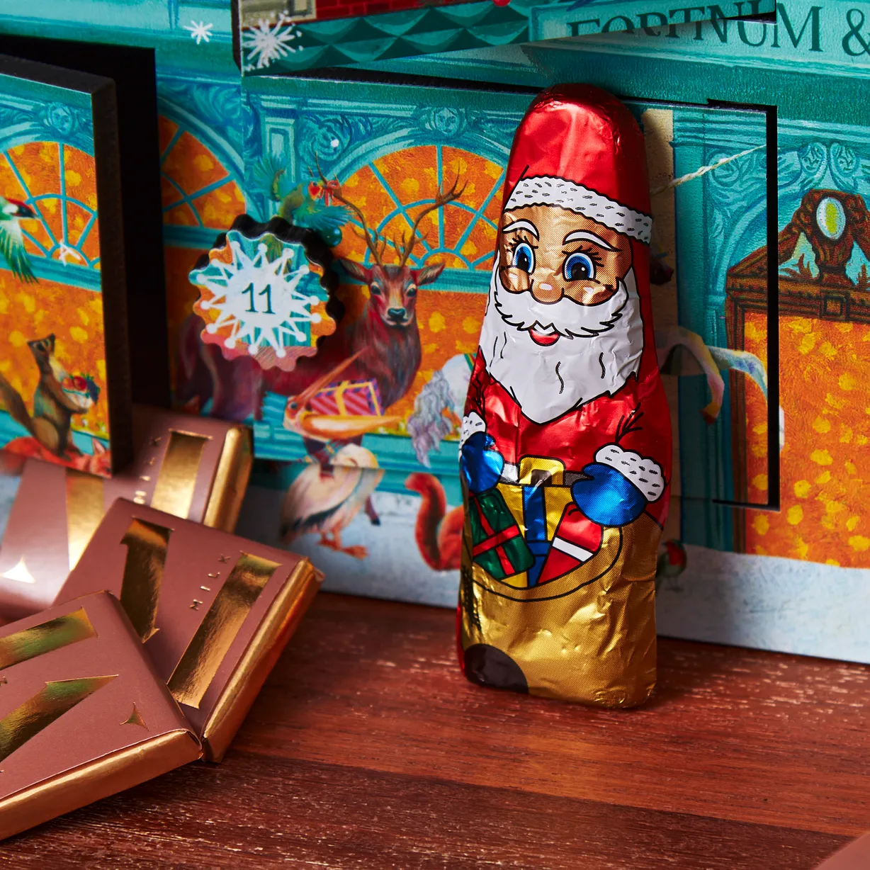 Piccadilly Wooden House Filled Advent Calendar