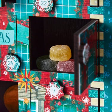 Piccadilly Wooden House Filled Advent Calendar
