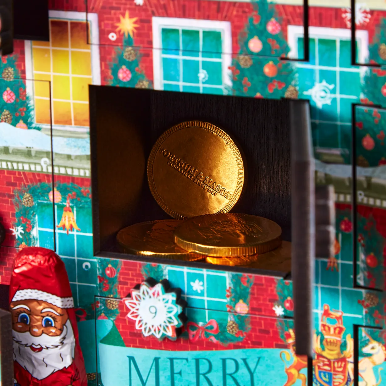 Piccadilly Wooden House Filled Advent Calendar