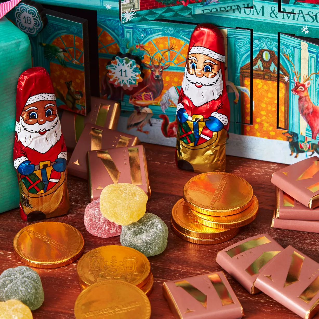 Piccadilly Wooden House Filled Advent Calendar