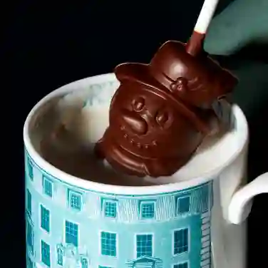 Milk Hot Chocolate Snowman Stirrer, 50g