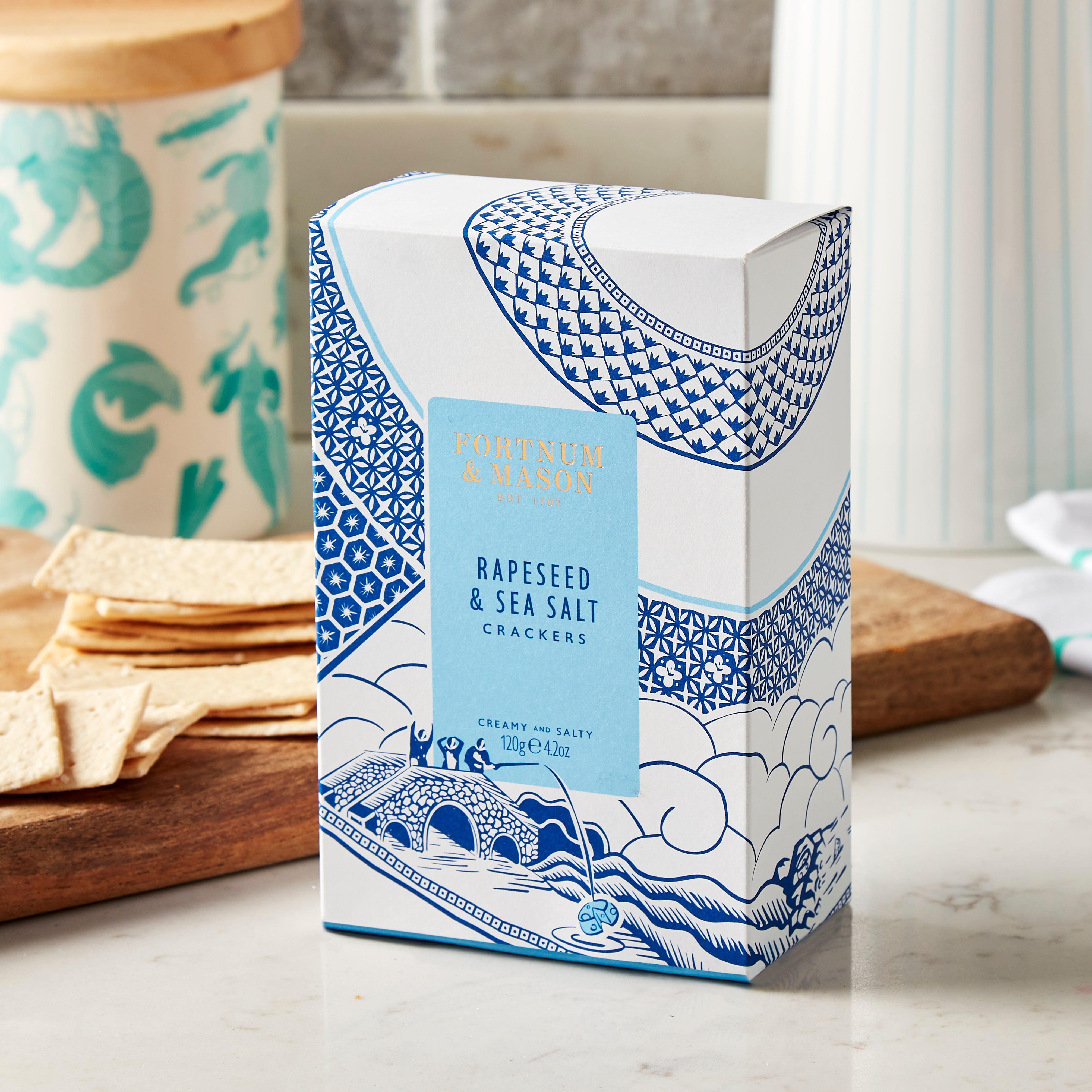 Rapeseed & Sea Salt Crackers, 120g product image