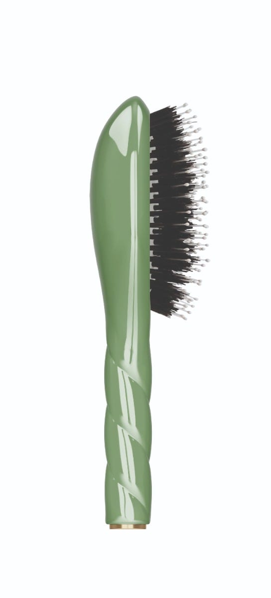 La Bonne Brosse N.03 Small Gentle Scalp Care Brush, Green