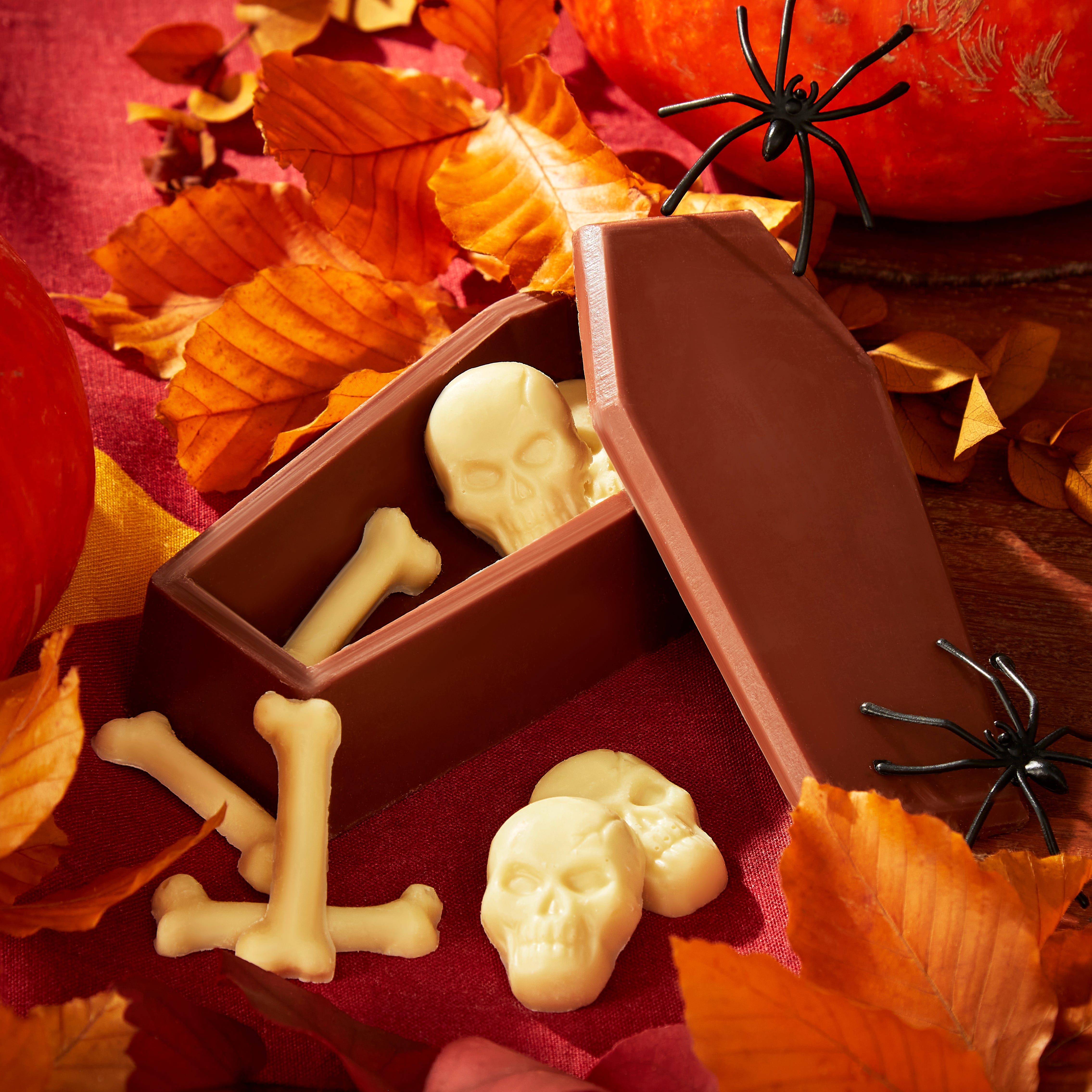 Milk Chocolate Coffin with White Bones, 190g, Fortnum & Mason