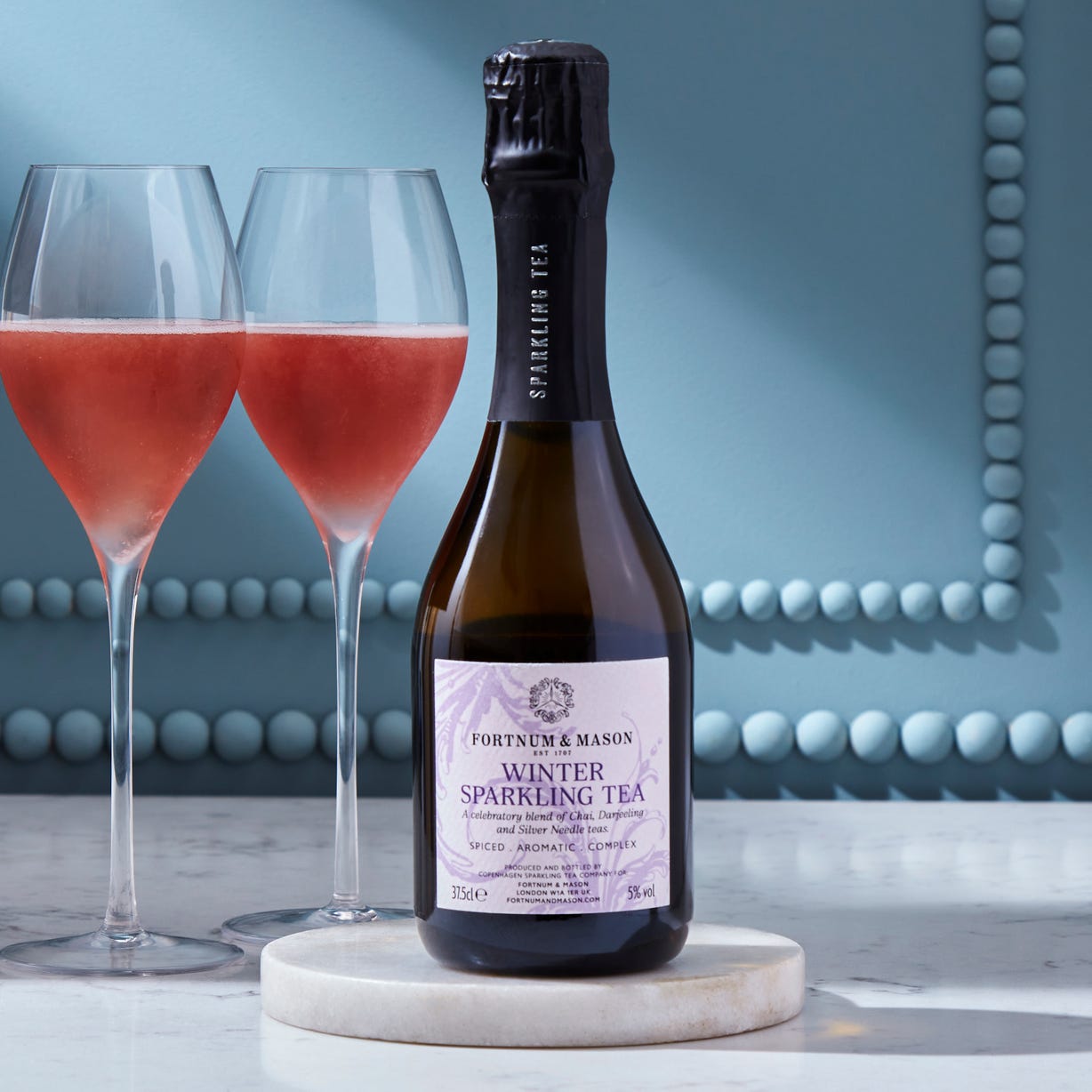 Fortnum's Winter Sparkling Tea, 5% ABV, Half Bottle, 37.5cl