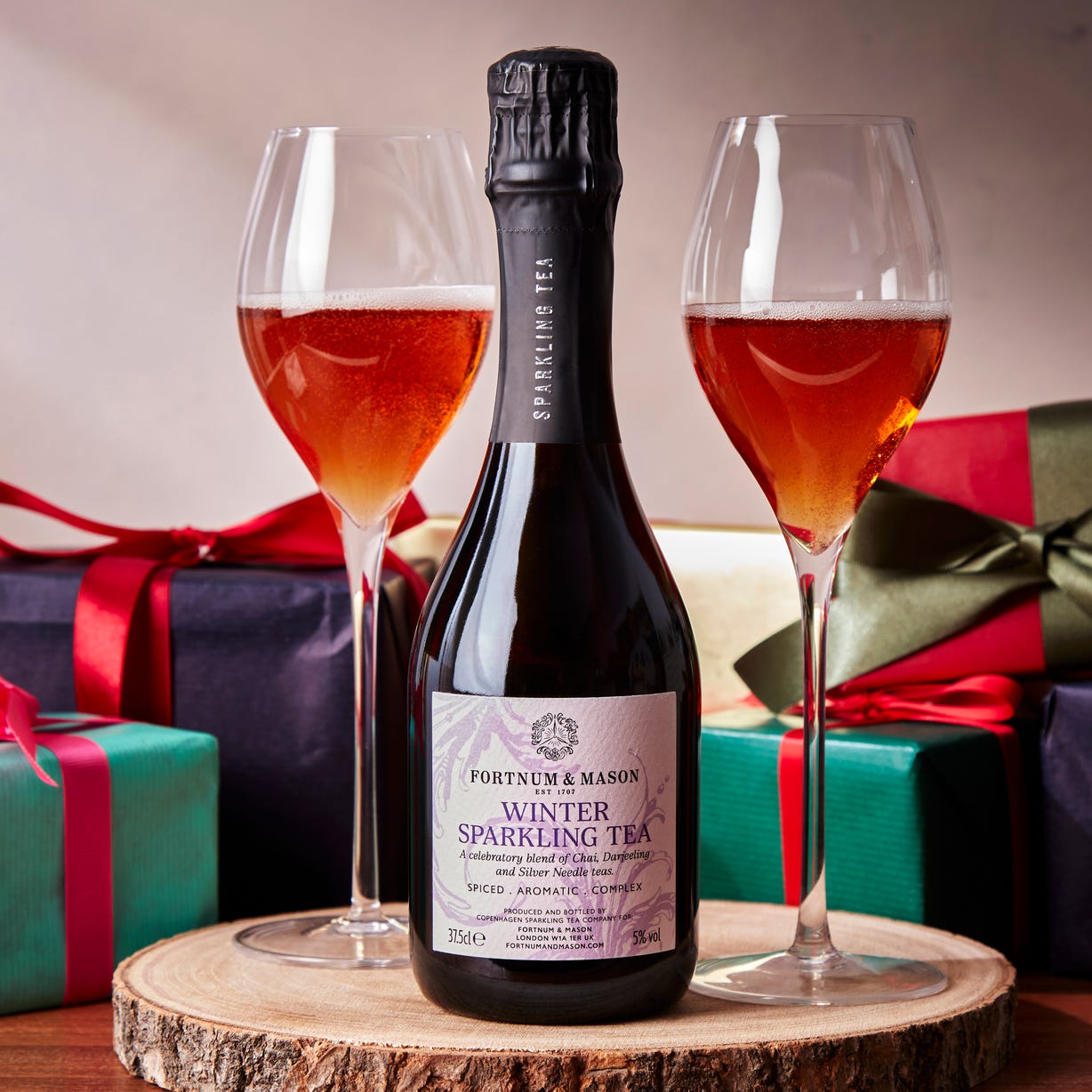 Fortnum's Winter Sparkling Tea, 5% ABV, Half Bottle, 37.5cl