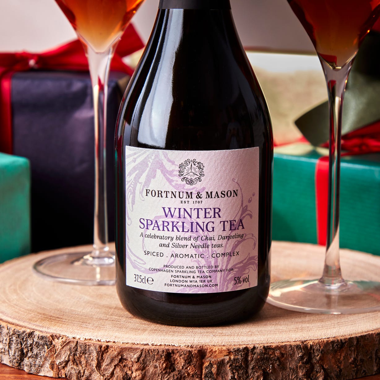 Fortnum's Winter Sparkling Tea, 5% ABV, Half Bottle, 37.5cl