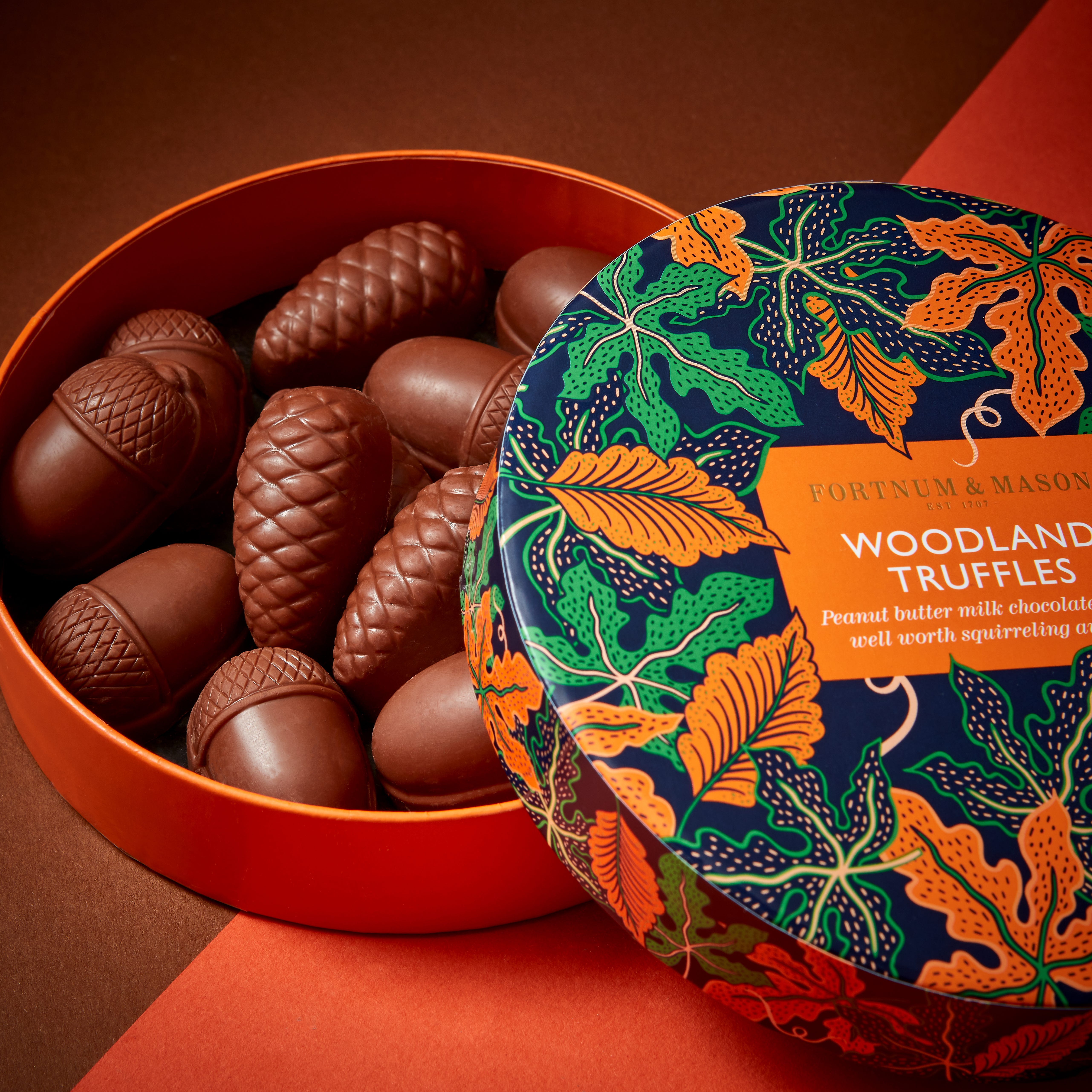 Woodland Milk Chocolate Peanut Butter Truffles, 150g product image