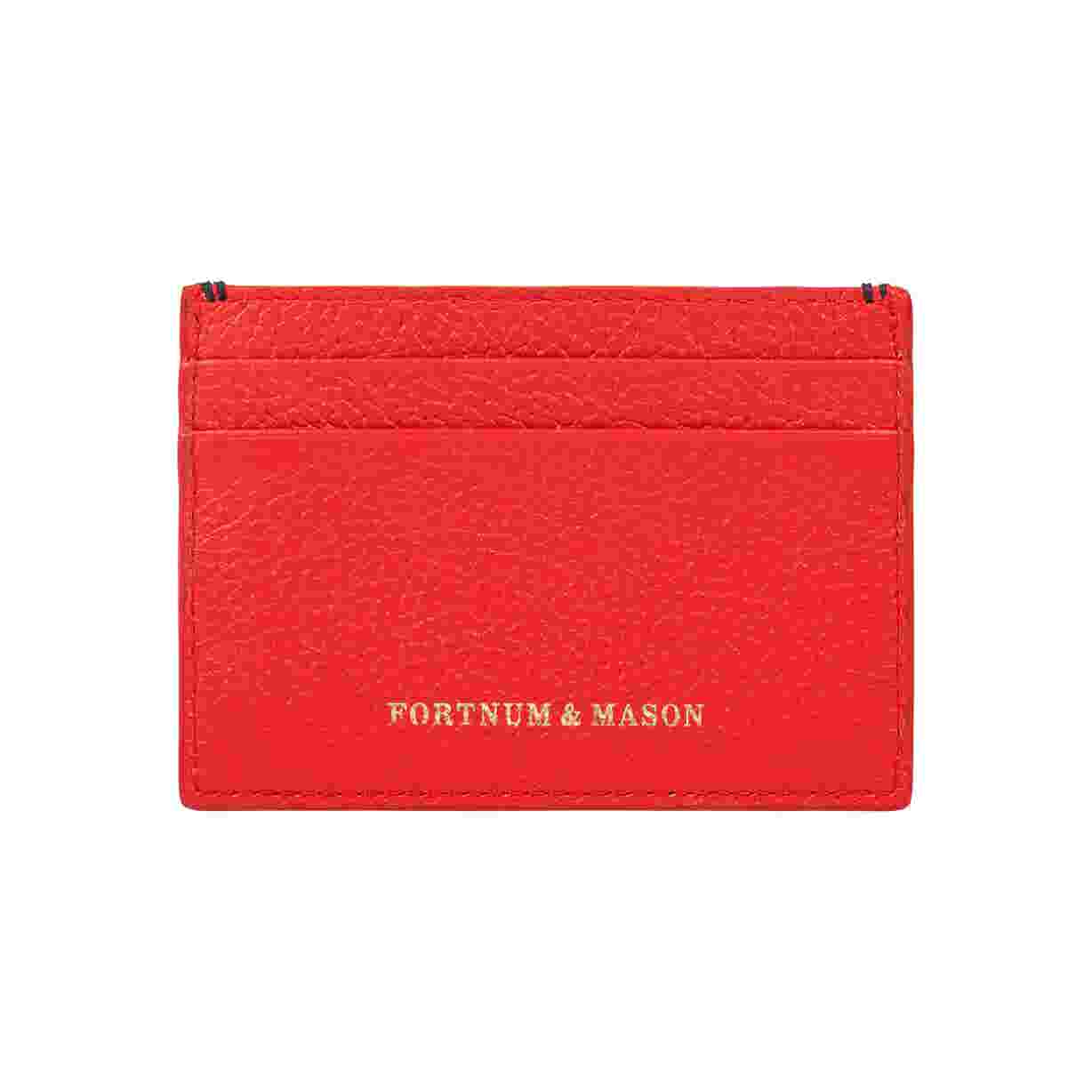 Fortnum's Flat Credit Card Holder, Red
